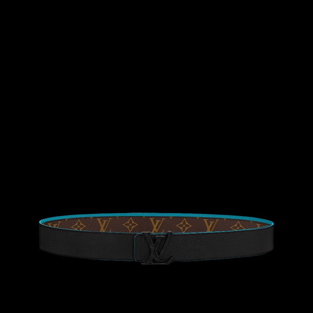 Lv Reversible Shape Patchwork 40mm Belt Mp205v - image 8